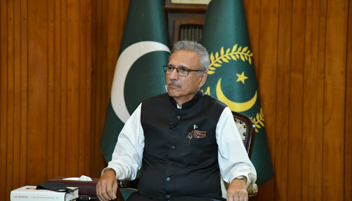 President Dr Arif Alvi. — APP/File