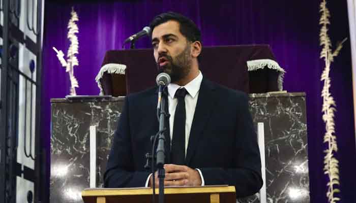 Scotland First Minister Humza Yousaf attends a service of prayer and solidarity last night with Scotland’s Jewish community. — Humza Yousaf/X