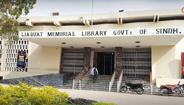 Liaquat Memorial Library building can be seen in Karachi, in this picture released on February 15, 2019. — Facebook/TDF Ghar