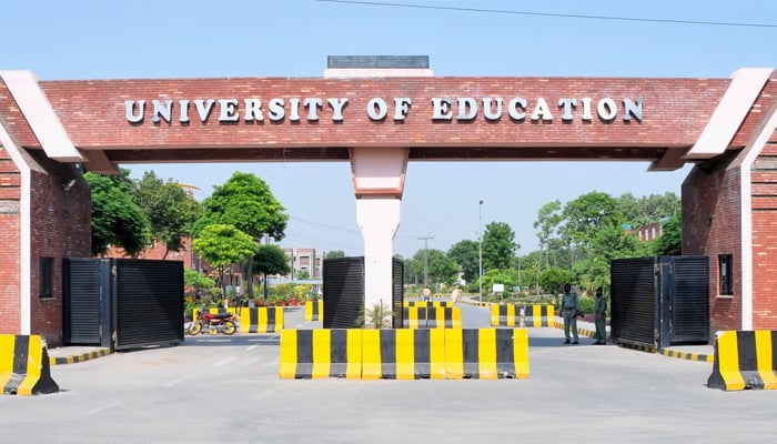 University of Education Lahore can be seen in this picture released on April 13, 2023.  Facebook/University of Education (Main Campus, Township, Lahore)