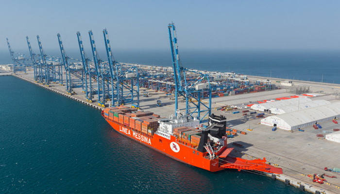 This photo shows a view of the Gwadar Sea Port in southwestern Balochistan. — AFP/File