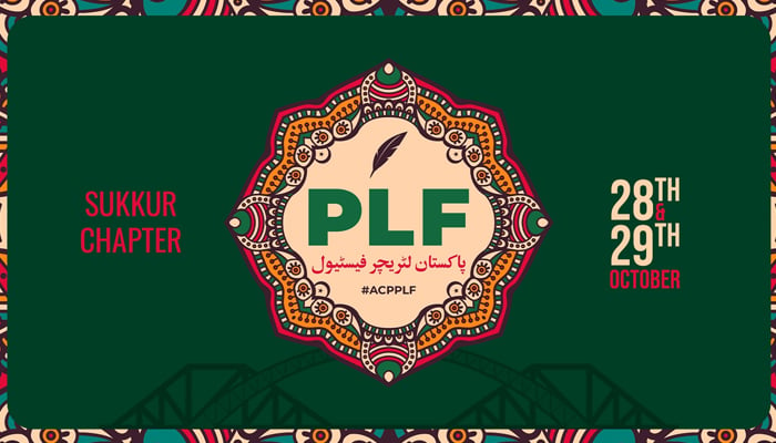 Pakistan Literature Festival (PLF) Sukkur Chapter poster can be seen in this picture released on September 20, 2023. — Facebook/Arts Council of Pakistan Karachi