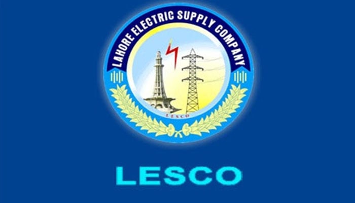 The logo of the Lahore Electric Supply Company (LESCO). APP