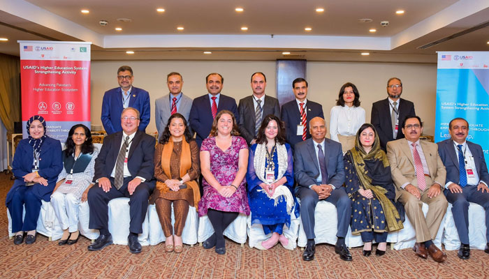 USAID’s Higher Education System Strengthening Activity (HESSA) partner universities gathered in Islamabad this week for a workshop to kickstart strategic planning on their respective campuses. Faceook/USAIDPakistan