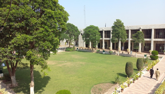 An interior view of the Agriculture University Peshawar can be seen in this picture released on October 3, 2022. Facebook/The University of Agriculture, Peshawar