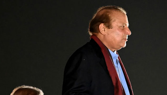 PML-N supremo Nawaz Sharif. — AFP