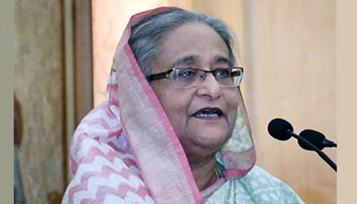 File photo of Prime Minister of Bangladesh Sheikh Hasina. —  BSS