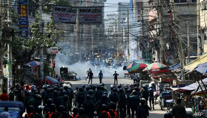 Hundreds of garment factories in Bangladesh have shuttered as thousands of workers staged violent protests to demand a near-tripling of their wages. — AFP