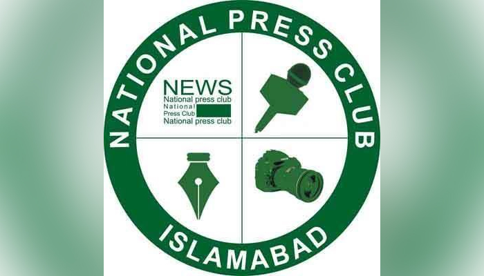 National Press Club logo can be seen in this image released on May 18, 2021. — Facebook/National Press Club Islamabad,Pakistan