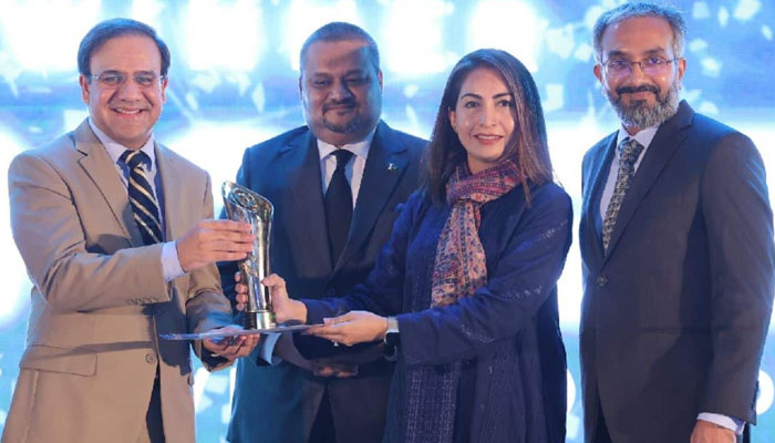 Innovative Pvt Limited (IPL) has been recognized as a trailblazer in the FinTech industry by securing the Gold Award for their groundbreaking innovation, iEngage, at the prestigious Pakistan IT Industry Association, P@SHA ICT Awards 2023 held recently. — Facebook/innovativepvtltd