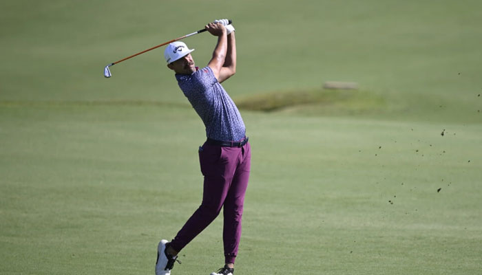 South Africas Erik van Rooyen plays a shot on the way to victory in the US PGA Tour World Wide Technology Championship in Mexico.  — AFP File