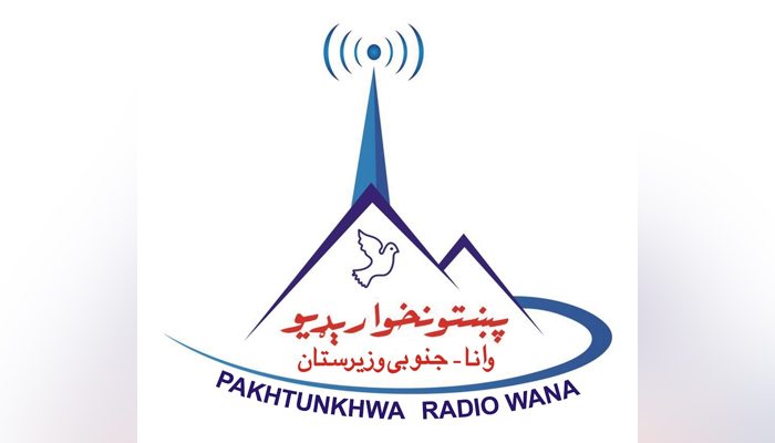 This image released on September 7, 2022, shows the logo of Pakhtunkhwa Radio Wana. — Facebook/Pakhtunkhwa Radio Wana