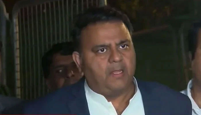 Former federal minister Fawad Chaudhry. Screenshot of a Twitter video on December 5, 2022.