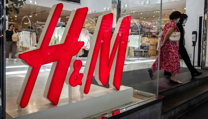 A file picture shows a H&M store in Hong Kong. - AFP File