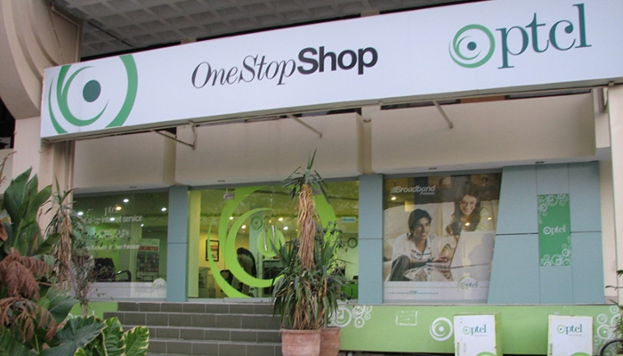 This picture shows a PTCL centre in Islamabad. — PTCL