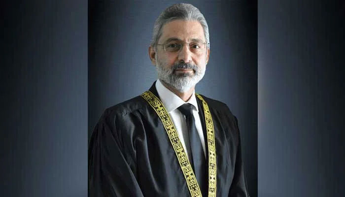 Chief Justice of Pakistan (CJP) Justice Qazi Faez Isa. — Website/Supreme Court of Pakistan