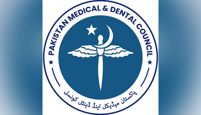 The PM&DC logo can be seen in this photo. — Facebook/Pakistan Medical & Dental Council