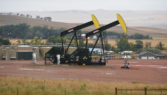 This image shows an oil field. — AFP/File