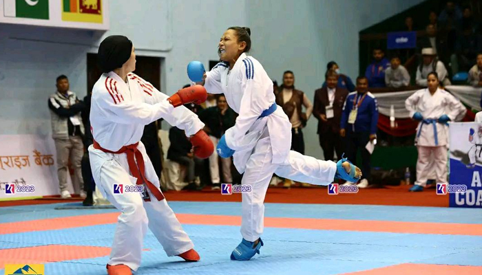 Pak karatekas shine in South Asian championship