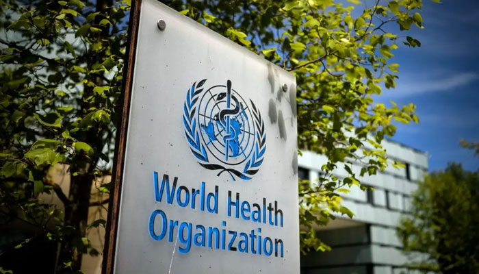 A sign of the World Health Organization.— AFP/File