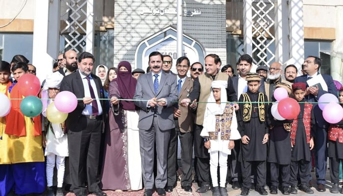 MD Pakistan Bait-ul-Mal (PBM) inaugurates an event titled Pakistan Bait-ul-Mal at a Glance on December 6, 2023. — Facebook/Pakistan Bait-ul-Mal