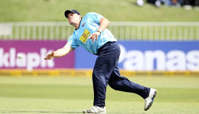 Lou Vincent fields during the Champions League T20 cricket match between the Nashua Titans and the Auckland Aces at the Sahara Park Kingsmead in Durban. — AFP/File