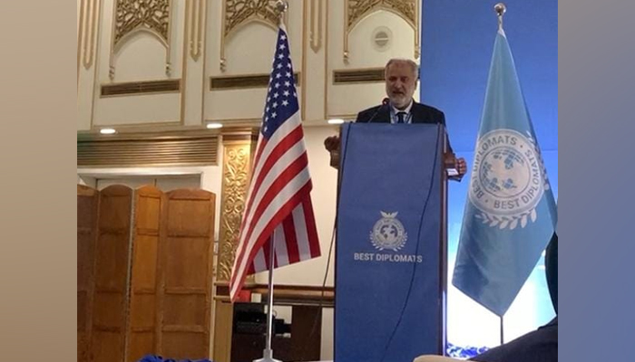 Balochistan’s Law Minister Amanullah Kanrani, Advocate speaks during an event on December 3, 2023. — Facebook/Amanullah kanrani