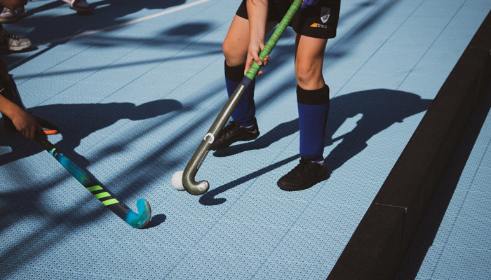 A representational image of players during a hockey match. — Unsplash