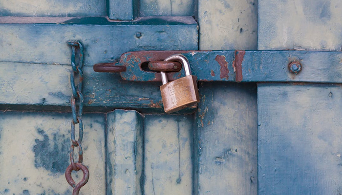 This representational image shows a lock on a door. — Pexels