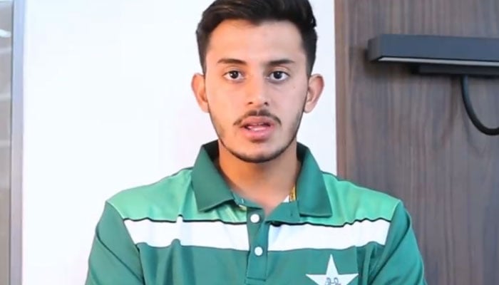 The screengrab shows Saad Baig, the captain of the U19 team. — x/TheRealPCB