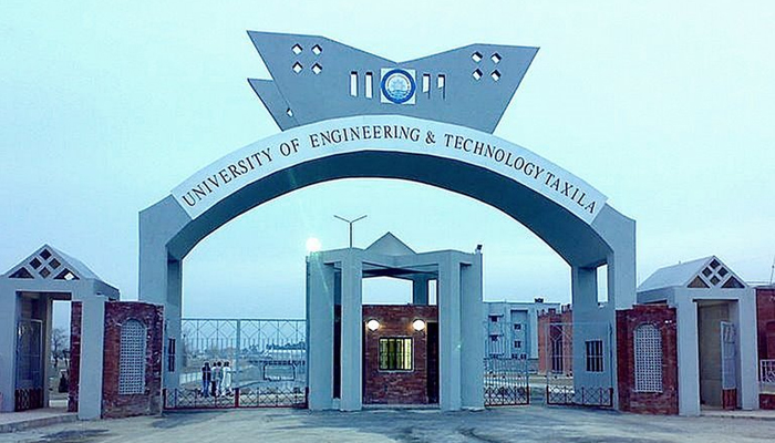 Entrance of the University of Engineering and Technology (UET) can be seen in this image.—Facebook/University of Engineering and Technology, Taxila