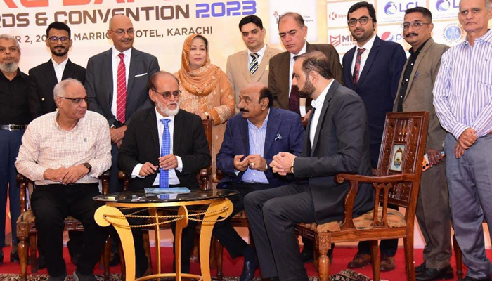 NFEH President Naeem Qureshi (2nd L) signed the agreement at a ceremony on January 4, 2024. — Facebook/NFEH (National Forum for Environment and Health)