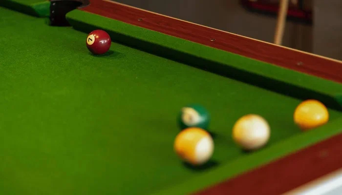 This representational image shows Snooker balls on the snooker Table. — Pexels