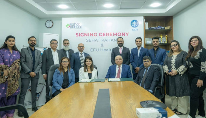 Sehat Kahani, Pakistan’s leading digital healthcare platform, is forging a strategic alliance with EFU Health Insurance Ltd – Pakistan’s First Specialized Health Insurer, to extend online healthcare services to EFU Health’s covered members. — Trade Chronicles