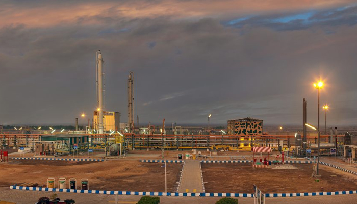 This image shows a Marri Petroleum oil facility. — Mari Petroleum Company Limited website