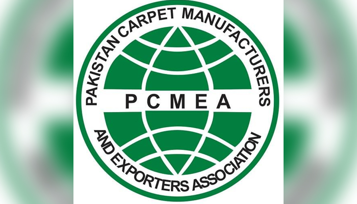 The Pakistan Carpets Manufacturers and Exporters Association (PCMEA) logo can be seen on January 26, 2023. — Facebook/Pakistan Carpet Manufacturers & Exporters Association