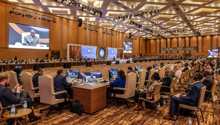 Heads of State and Government representatives attend the 19th Summit of Heads of State and Government of the Non-Aligned Movement (NAM) in Kampala on January 19, 2024. — AFP