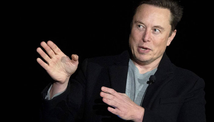 Elon Musk speaks during a news conference in February. — | AFP-JIJI