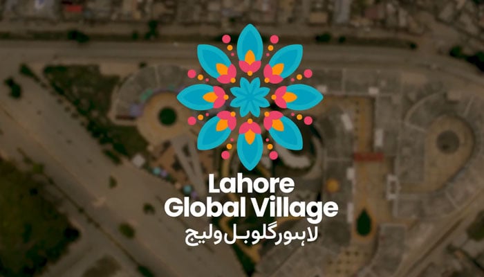 The screenshot shows a the logo of the Lahore Global Village. — Facebook/CBDPunjab