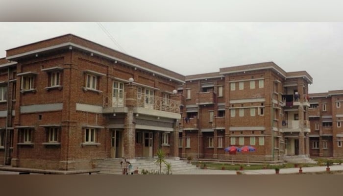 Shaheed Benazir Bhutto Women University Peshawar (SBBWU) building can be seen. — SBBWU Website