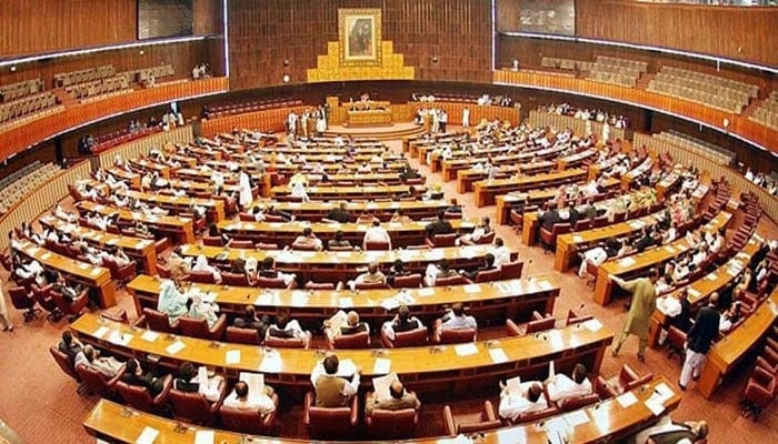 A view of the National Assembly in session. — APP/File