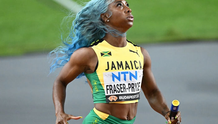 Jamaican track and field athlete Shelly-Ann Fraser-Pryce can be seen in this image. — AFP/File