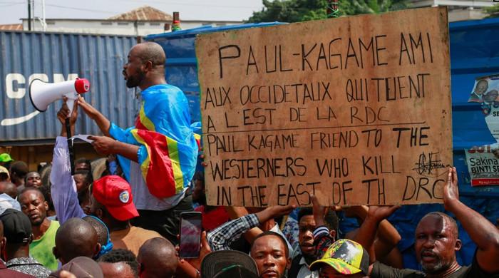 Congo protesters burn US and Belgian flags, target Western embassies