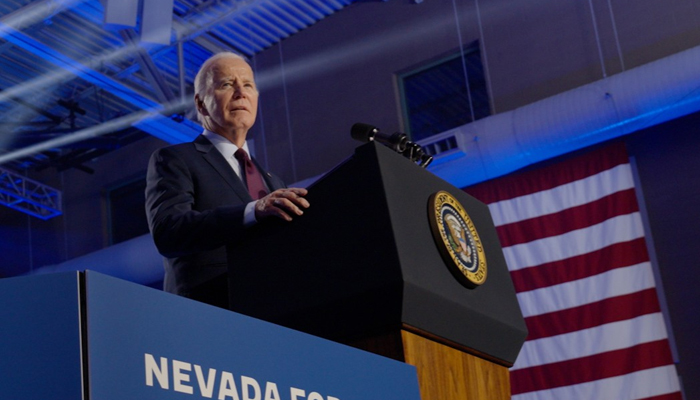 US President Joe Biden addresses during an event in Nevada on February 12, 2024. — Facebook/Joe Biden