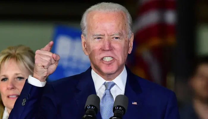 US President Joe Biden during one of his media talks. — AFP/File