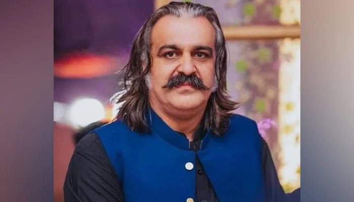 Pakistan Tehreek-e-Insaf (PTI) leader Ali Amin Gandapur can be seen in this image released on October 3, 2023. — Facebook/Ali Amin Khan Gandapur