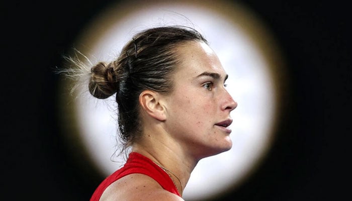 Belarusian tennis player Aryna Sabalenka can be seen in this image. — AFP/File