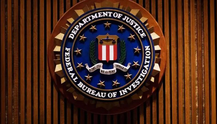 The logo of FBI can be seen on a building. — AFP/File