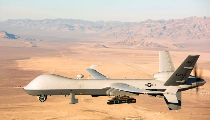MQ-9 Reaper drone can be seen in this image. — AFP/File