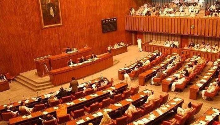This image shows the Senate of Pakistan in session. — Senate of Pakistan Website